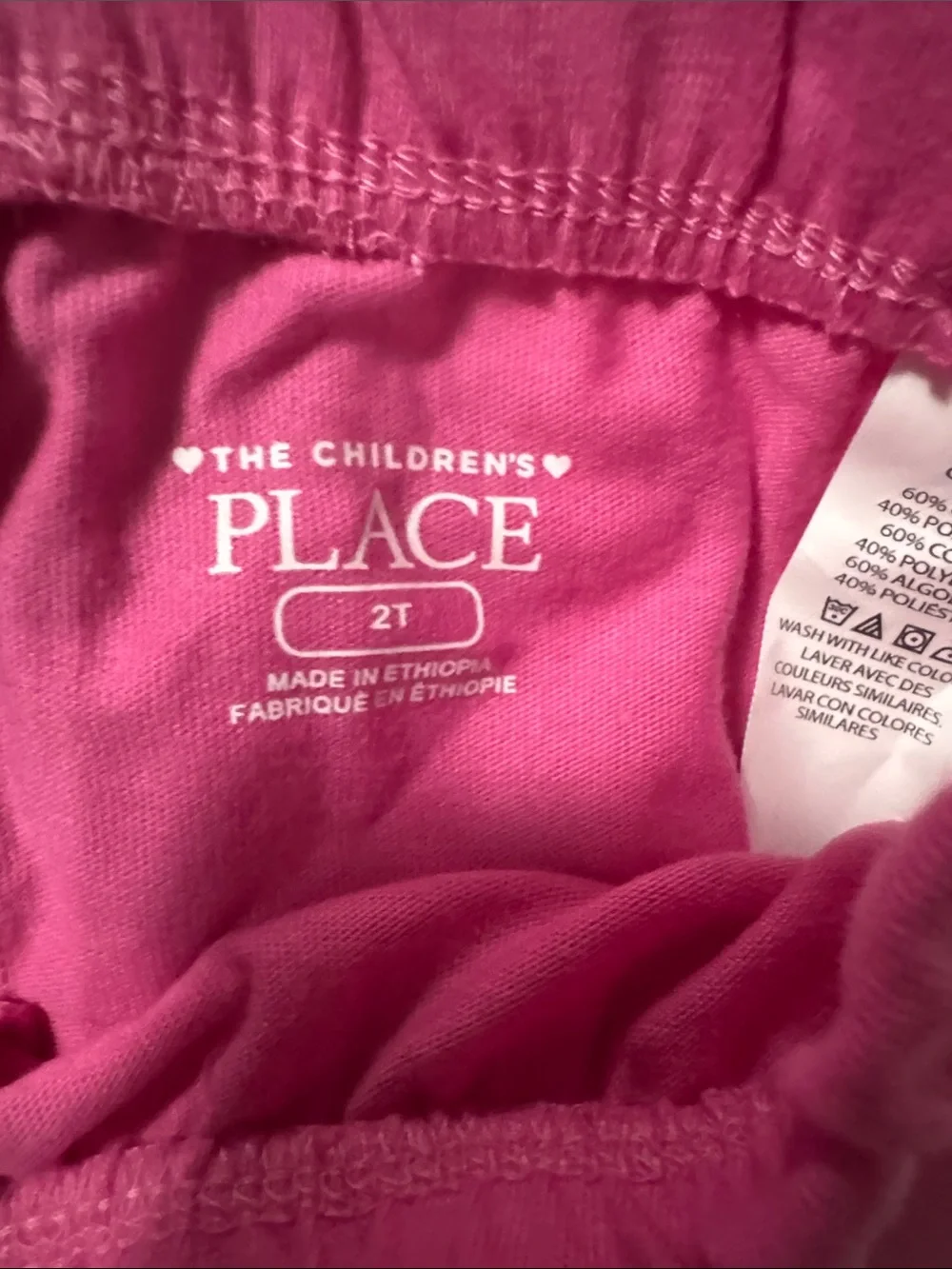 The Children's Place Girls Pastel Shorts Set - Blue, Purple, Pink black